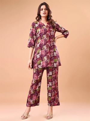 VEDA FAB Tunic Pant Co-ords Set