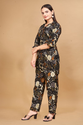 Khodal Creatoin Tshirt Palazzos Co-ords Set