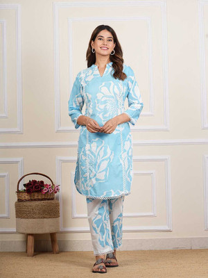 Radha Rani creation Tunic Pant Co-ords Set