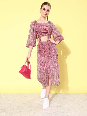 ANVI Be Yourself Top Skirt Co-ords Set