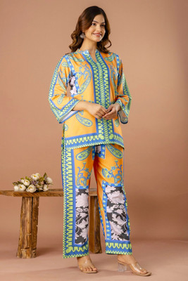 Floressa Top Palazzos Co-ords Set