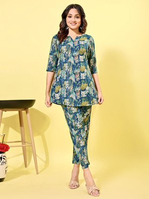 VEDA FAB Tunic Pant Co-ords Set