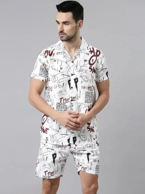 indyanvastra Shirt Regular Shorts Co-ords Set