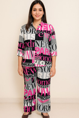 shree radha Top Hot Pants Co-ords Set