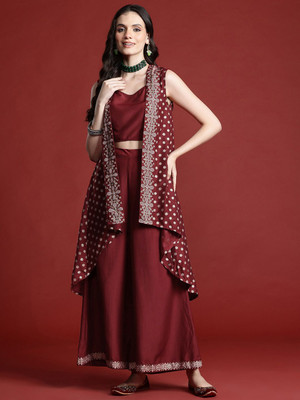 ANOUK Top Palazzos Co-ords Set with Shrug