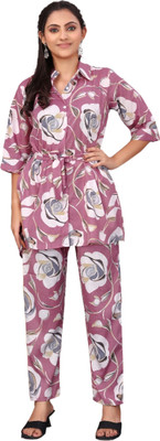 Ethnic Loop Top Pant Co-ords Set
