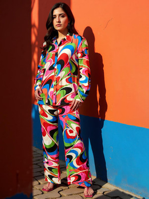ZUMMER Shirt Pant Co-ords Set