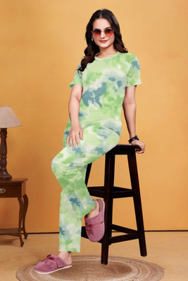 shreeji creation Tshirt Pant Co-ords Set