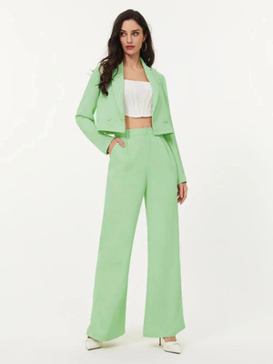 KOTTY Top Pant Co-ords Set with Blazer