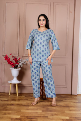 Vivan Enterprises Top Palazzos Co-ords Set