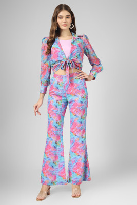 Wownoon Shirt Pant Western Set with Jacket