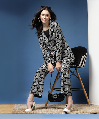 Daevish Top Pant Co-ords Set with Blazer