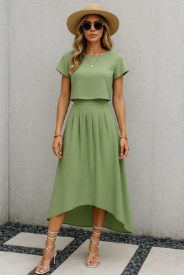 KOTTY Top Skirt Co-ords Set