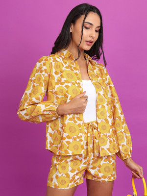 Tokyo Talkies Top Regular Shorts Co-ords Set