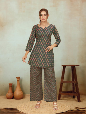 Odd by chansi Trendz Top Palazzos Co-ords Set