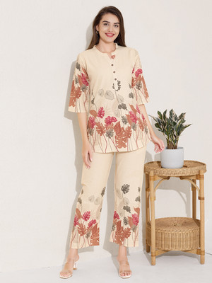 QUIRA Shirt Pant Co-ords Set