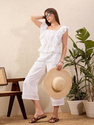 SASSAFRAS Top Palazzos Co-ords Set
