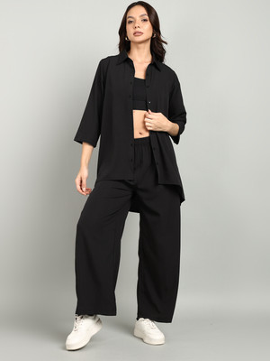 Roadster Shirt Hot Pants Co-ords Set
