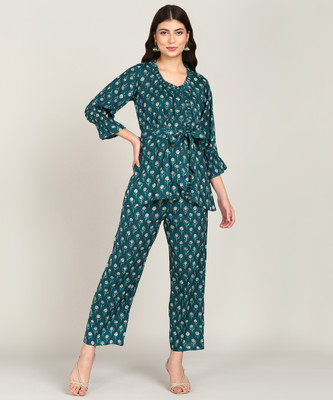 VAHSON Tunic Palazzos Co-ords Set