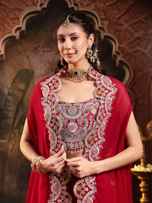 Stylum Top Palazzos Co-ords Set with Shrug