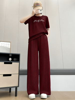 LUGRANTHA Tshirt Palazzos Co-ords Set