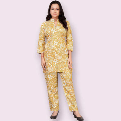 Abhumiienterprise Top Pant Co-ords Set