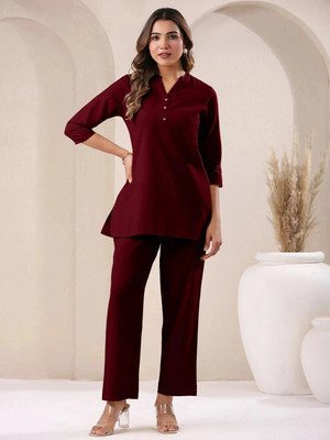 Janasya Top Pant Co-ords Set