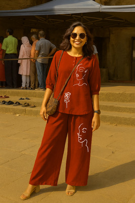 BlueKart Tshirt Palazzos Co-ords Set
