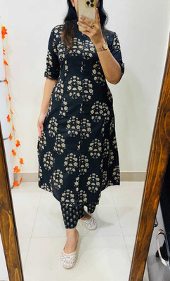 K CREATION Top Palazzos Western Set