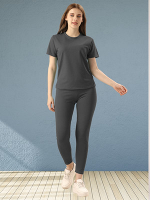 DE TRENDZ Tshirt Pant Western Set