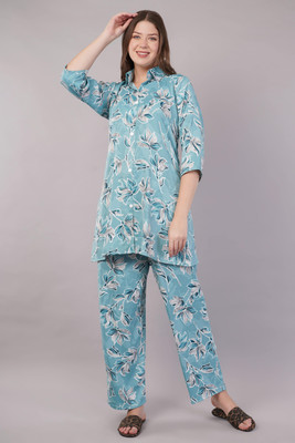JIDI FASHION Shirt Pant Co-ords Set
