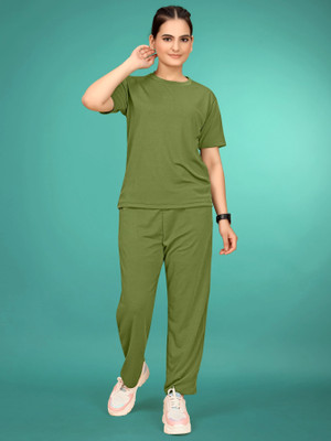 Hercill Solid Women Track Suit