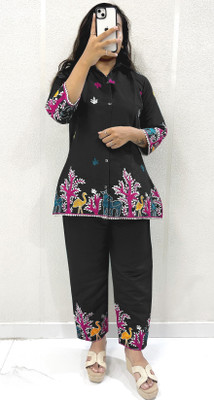 TATHASTU SILK Shirt Palazzos Co-ords Set