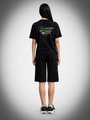 Glitchez Tshirt Regular Shorts Co-ords Set