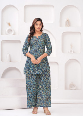 siddhanam Top Pant Western Set