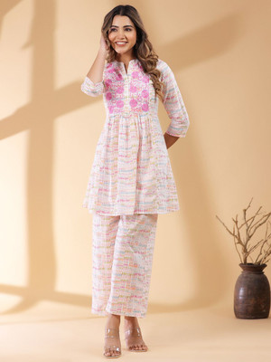 Janasya Tunic Pant Co-ords Set