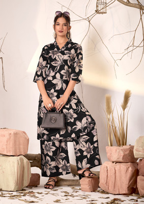 Radhesam fashion Tunic Pant Co-ords Set