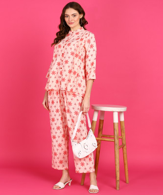 Qeboo Shirt Palazzos Co-ords Set