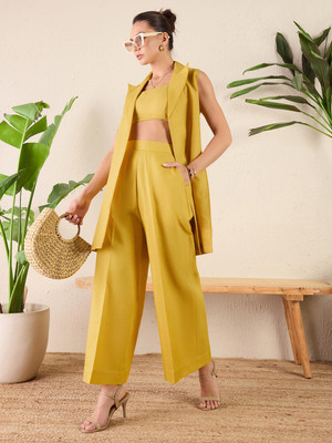 Uptownie Top Pant Co-ords Set with Jacket