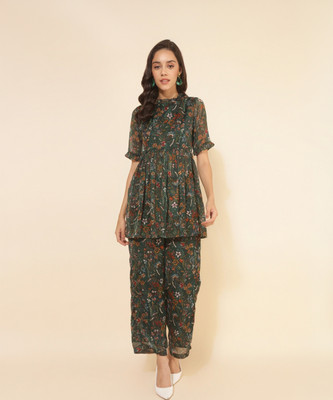 Janasya Tunic Palazzos Co-ords Set