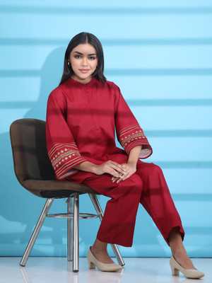 LUSH&LOOM LIFESTYLE Tunic Palazzos Co-ords Set
