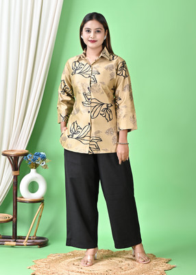 NEXUS INDIA Shirt Palazzos Co-ords Set