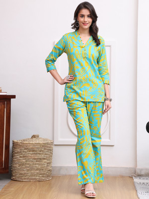 Claura Top Palazzos Co-ords Set