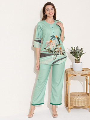 QUIRA Shirt Pant Co-ords Set