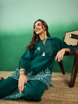Sangria Tunic Palazzos Co-ords Set