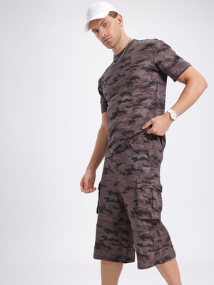 Glitchez Tshirt Regular Shorts Co-ords Set