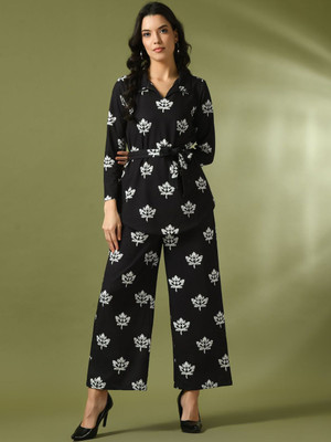 Roadster Top Palazzos Co-ords Set