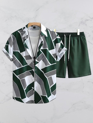 Manamrut Shirt Regular Shorts Co-ords Set