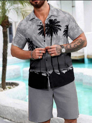 Manamrut Shirt Regular Shorts Co-ords Set