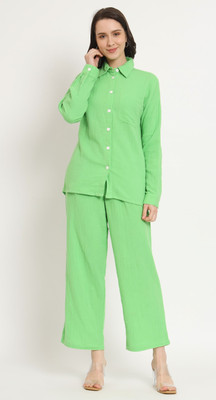 NUEVOSDAMAS Shirt Pant Co-ords Set